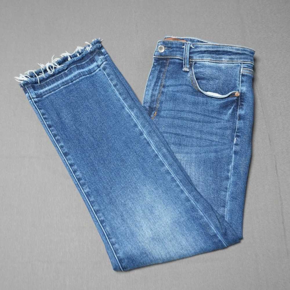 Judy Blue Kick Flare Denim Jeans Size 9/29 Released Hem 24" Inseam